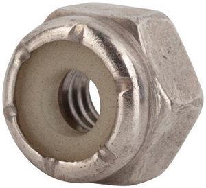 8-32 NYLON INSERT HEX NUT 18-8 STAINLESS